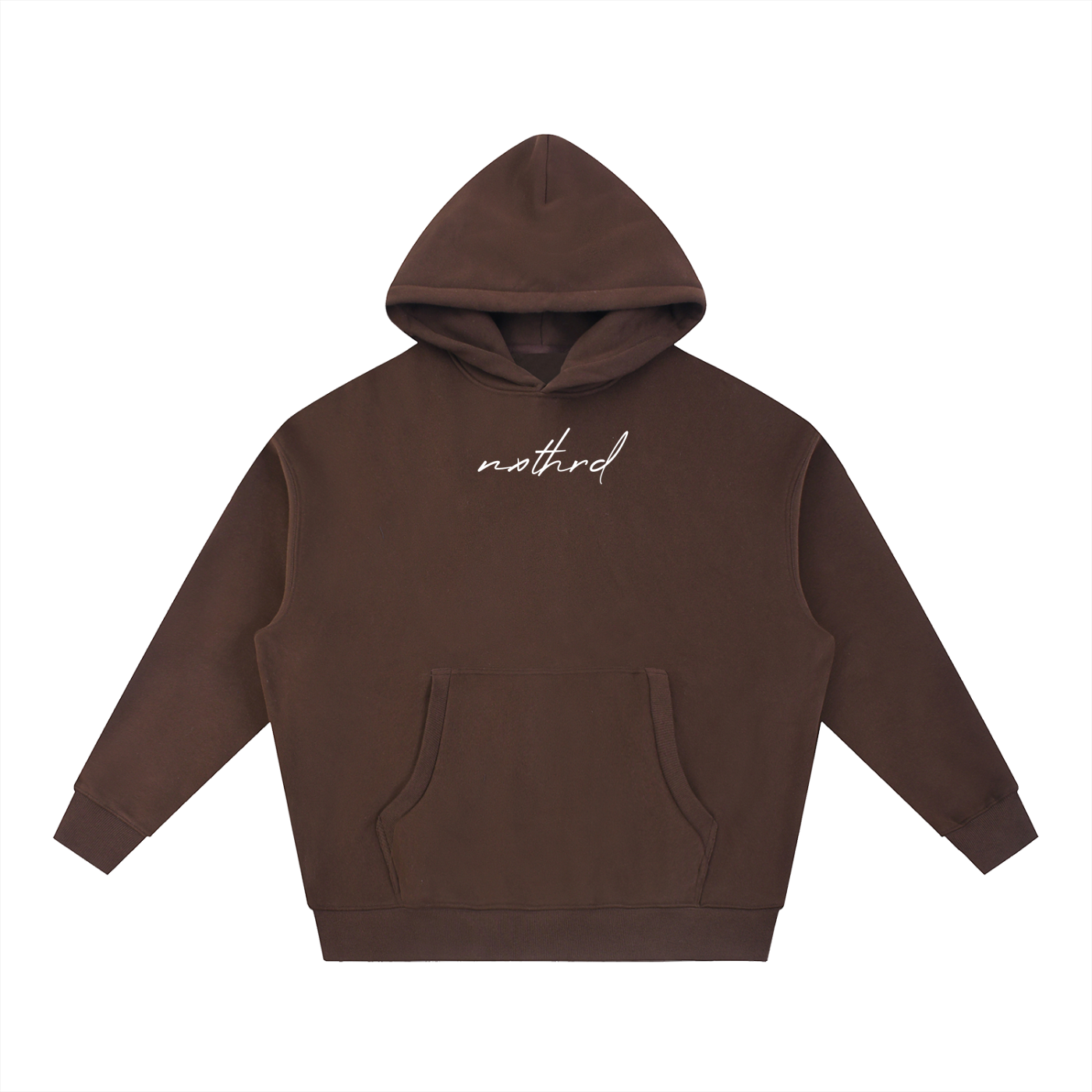 NXTHRD Ekitike Trust God Essential Oversized Boxy Fit Fleece Hoodie