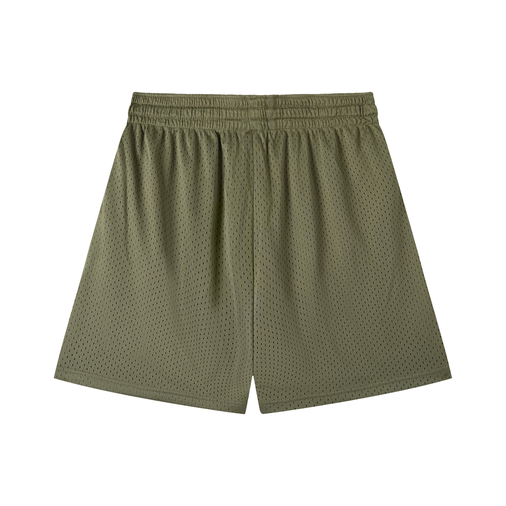 NXTHRD Palm Tree Mesh Drawstring Shorts