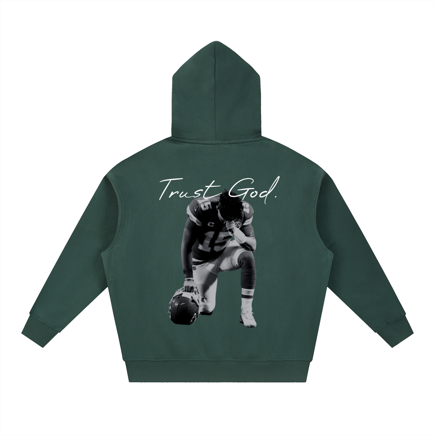 NXTHRD Patrick Mahomes Essential Oversized Boxy Fit Fleece Hoodie
