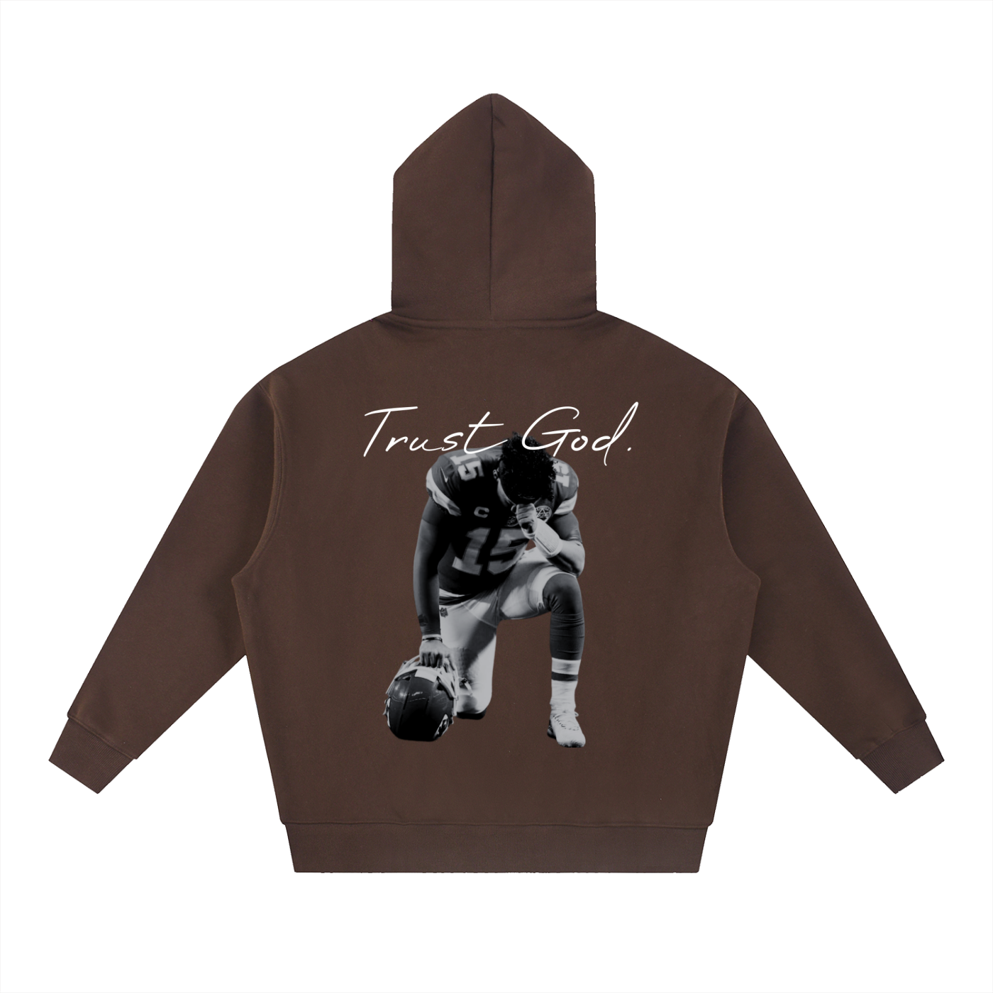 NXTHRD Patrick Mahomes Essential Oversized Boxy Fit Fleece Hoodie
