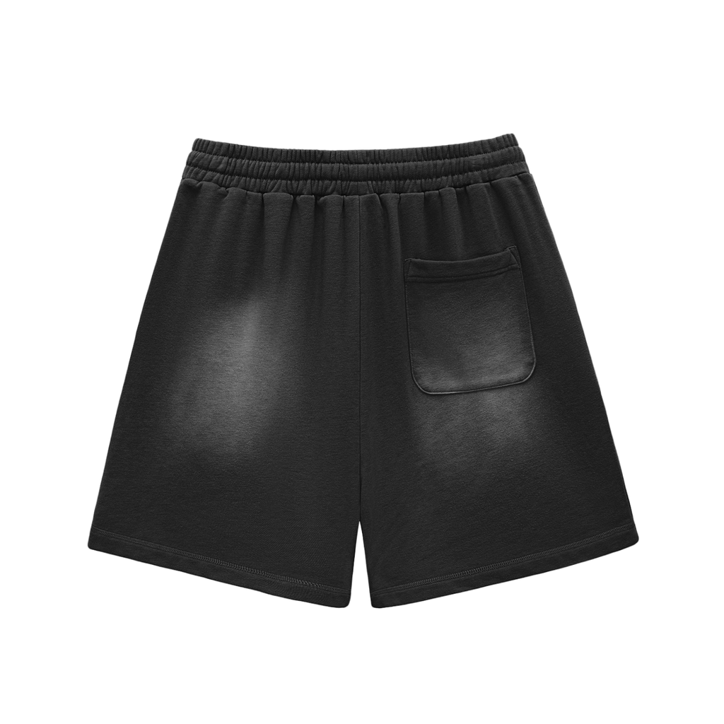 NXTHRD Sun Fade Raw Edge Cotton Shorts