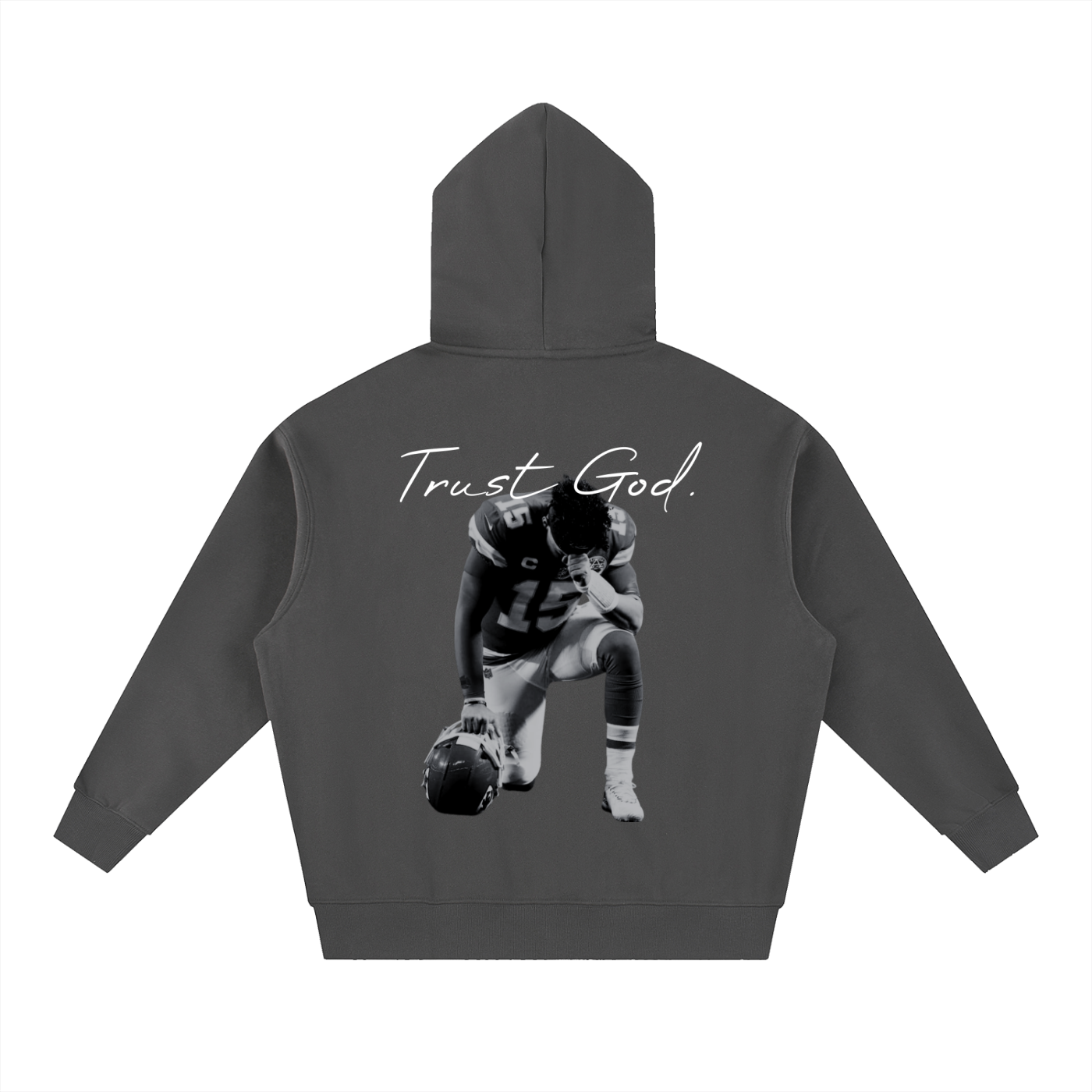 NXTHRD Patrick Mahomes Essential Oversized Boxy Fit Fleece Hoodie