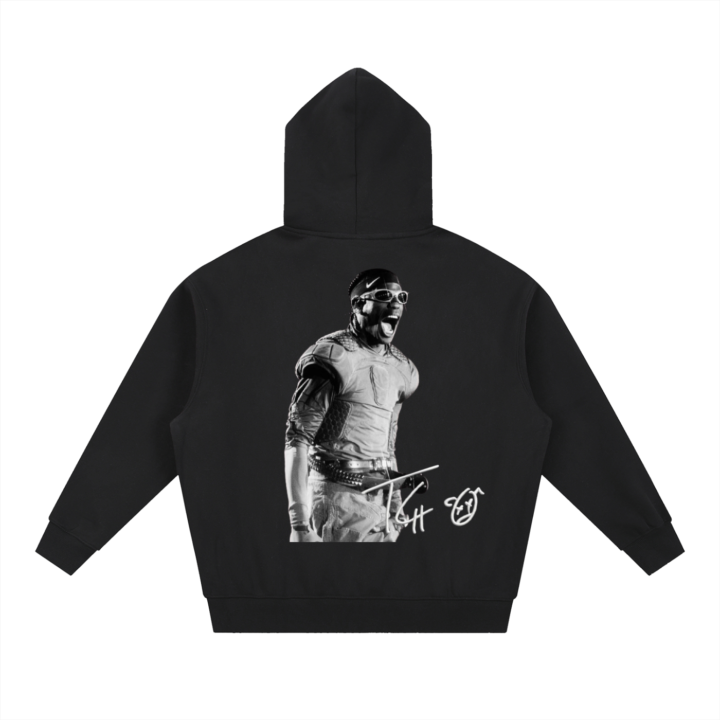 NXTHRD Travis Scott Essential Oversized Boxy Fit Fleece Hoodie