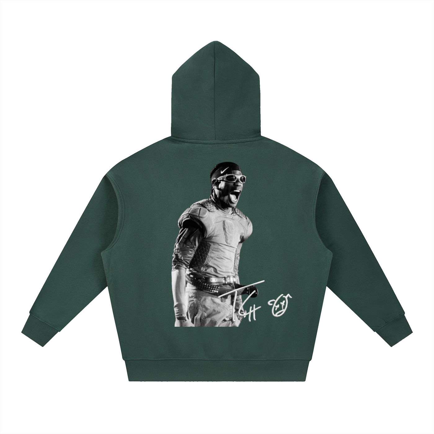 NXTHRD Travis Scott Essential Oversized Boxy Fit Fleece Hoodie