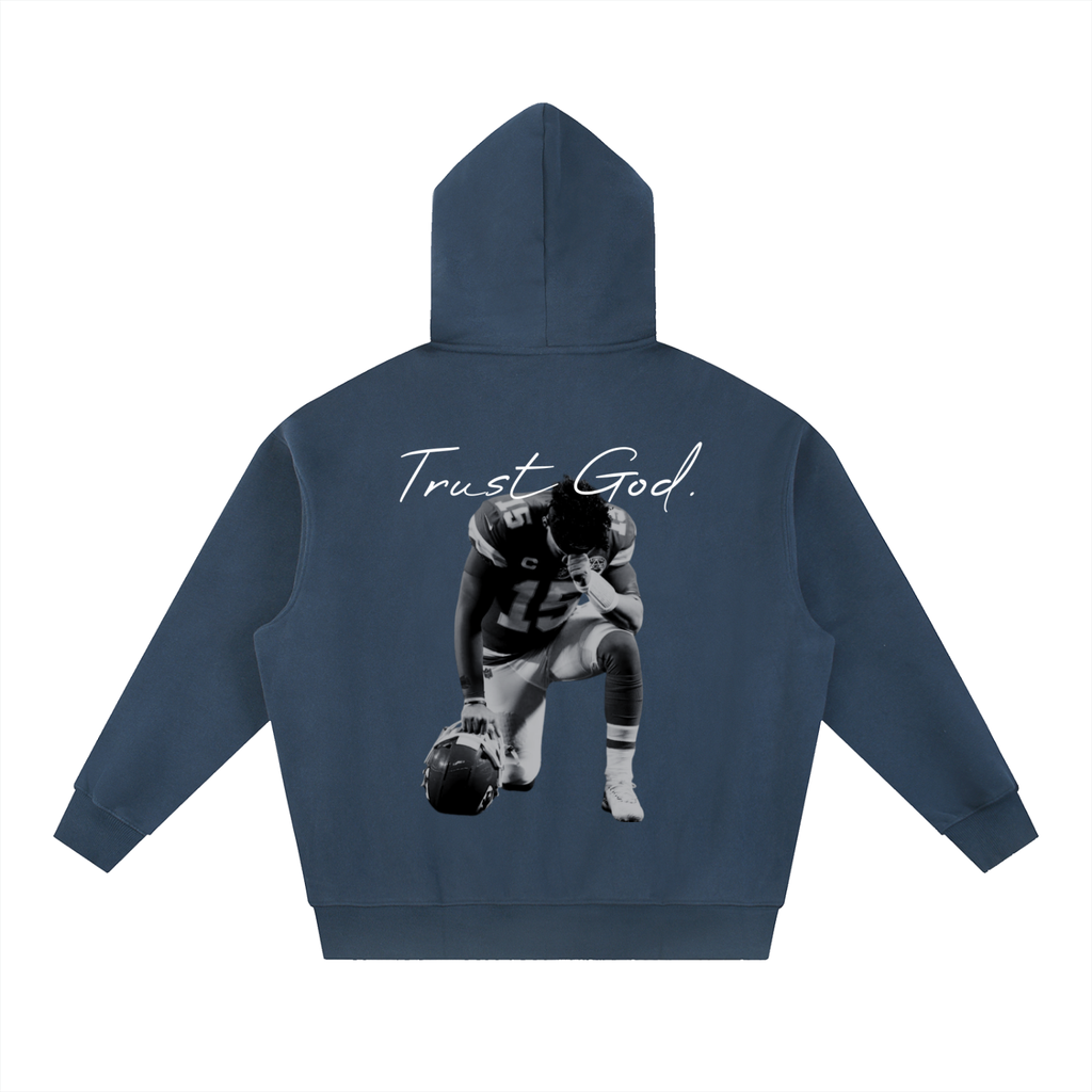 NXTHRD Patrick Mahomes Essential Oversized Boxy Fit Fleece Hoodie