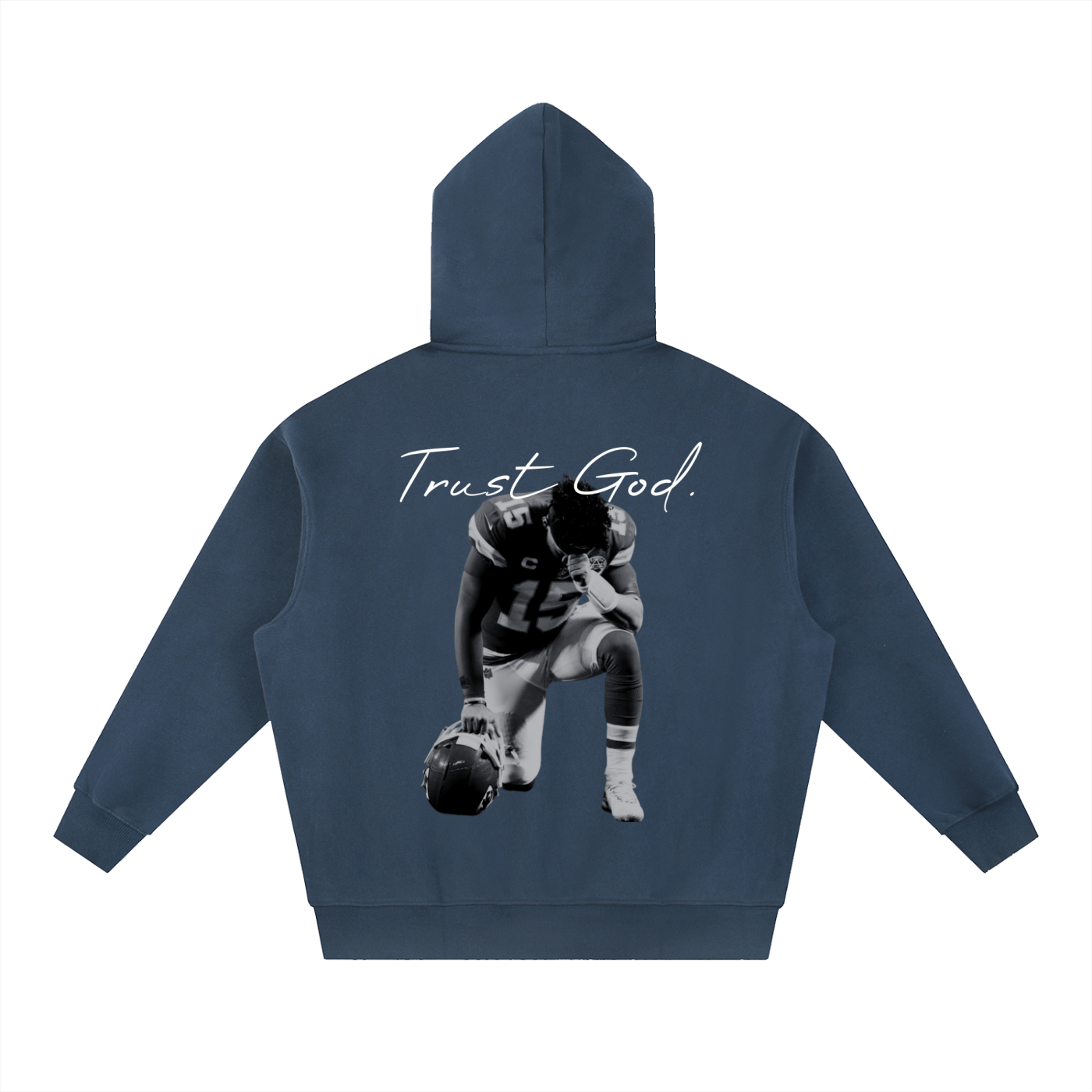 NXTHRD Patrick Mahomes Essential Oversized Boxy Fit Fleece Hoodie