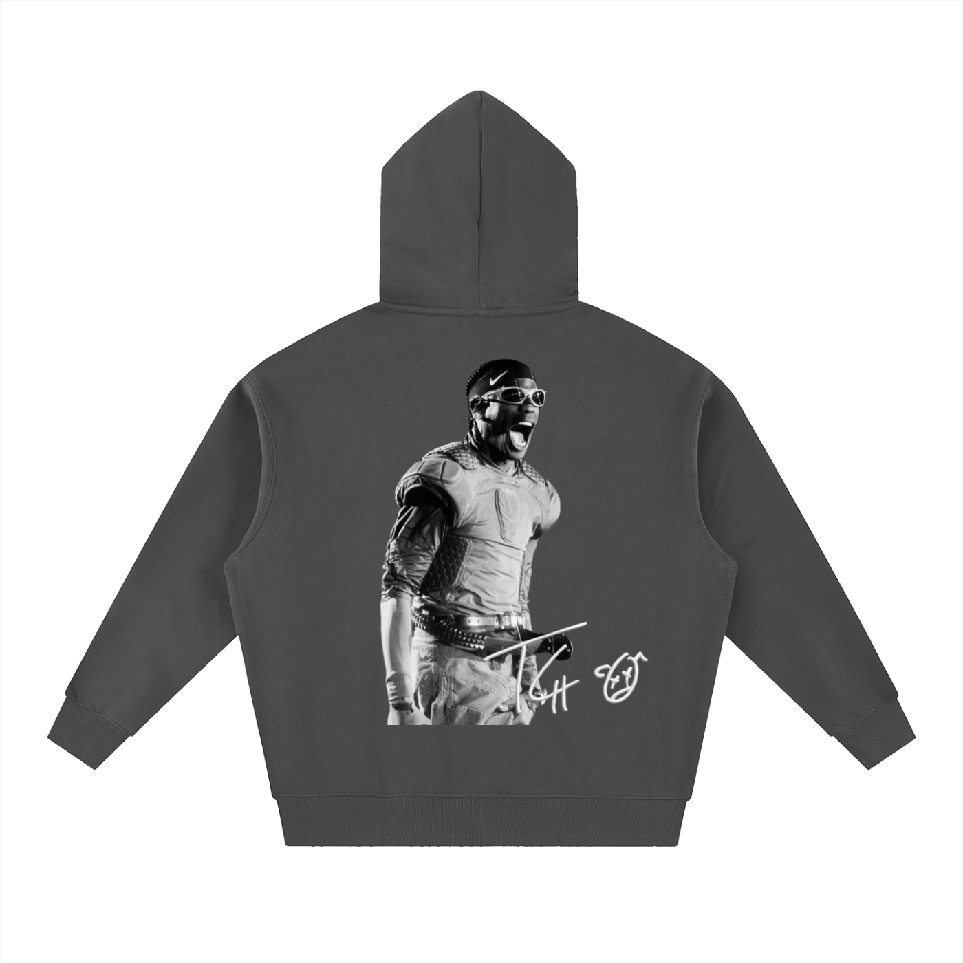 NXTHRD Travis Scott Essential Oversized Boxy Fit Fleece Hoodie