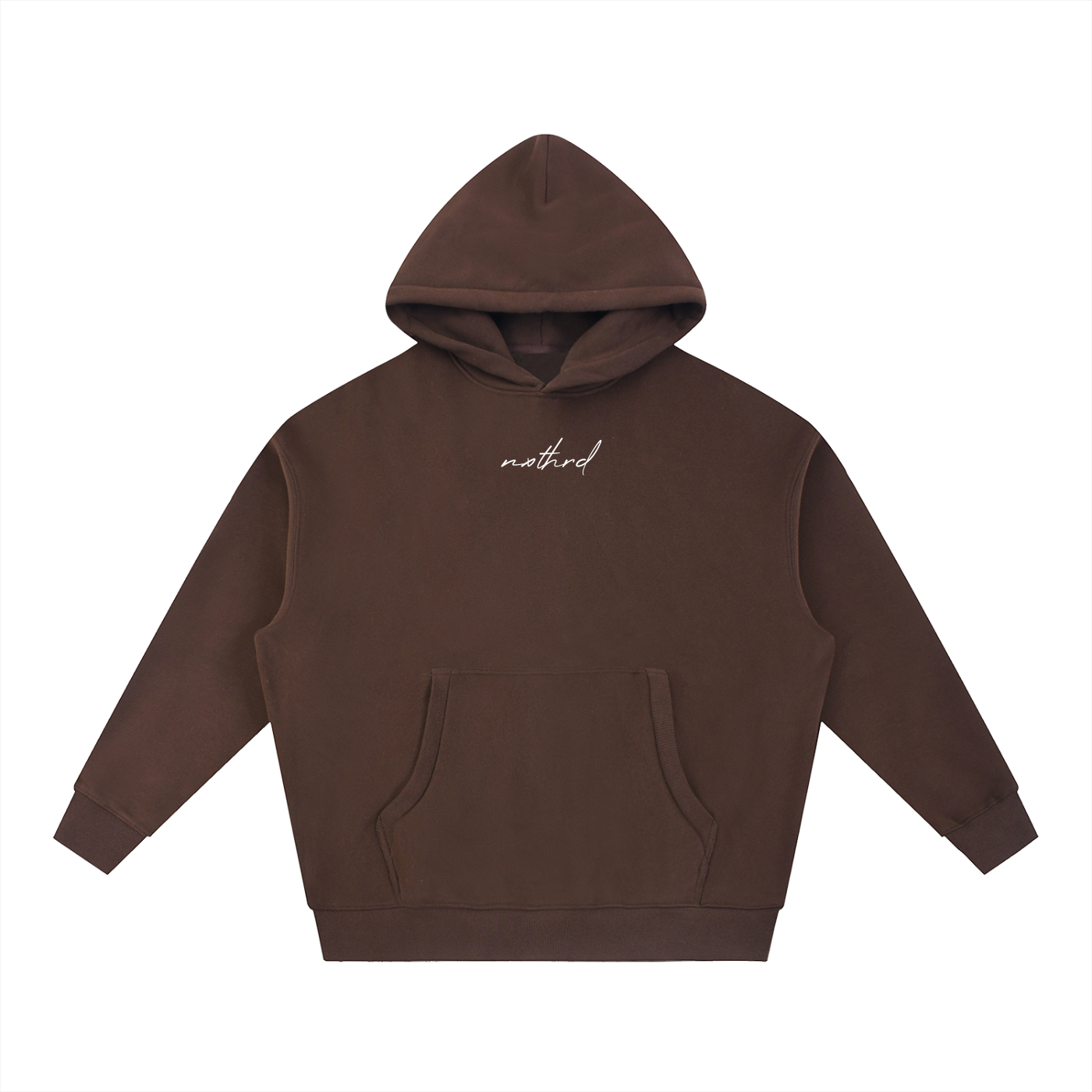 NXTHRD Travis Scott Essential Oversized Boxy Fit Fleece Hoodie