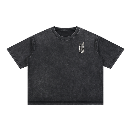 NXTHRD Angel Mineral Wash Boxy Cotton T-Shirt