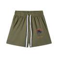 NXTHRD Palm Tree Mesh Drawstring Shorts