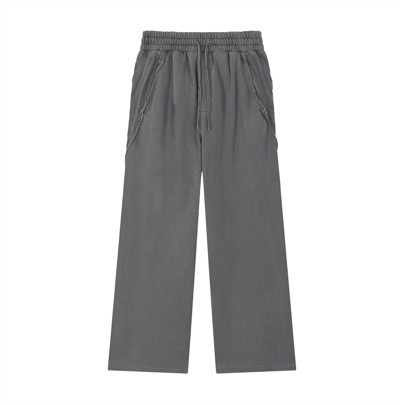 NXTHRD Snow Washed Tape Raw Edge Sweatpants