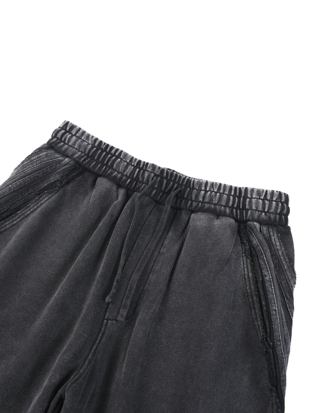 NXTHRD Snow Washed Tape Raw Edge Sweatpants