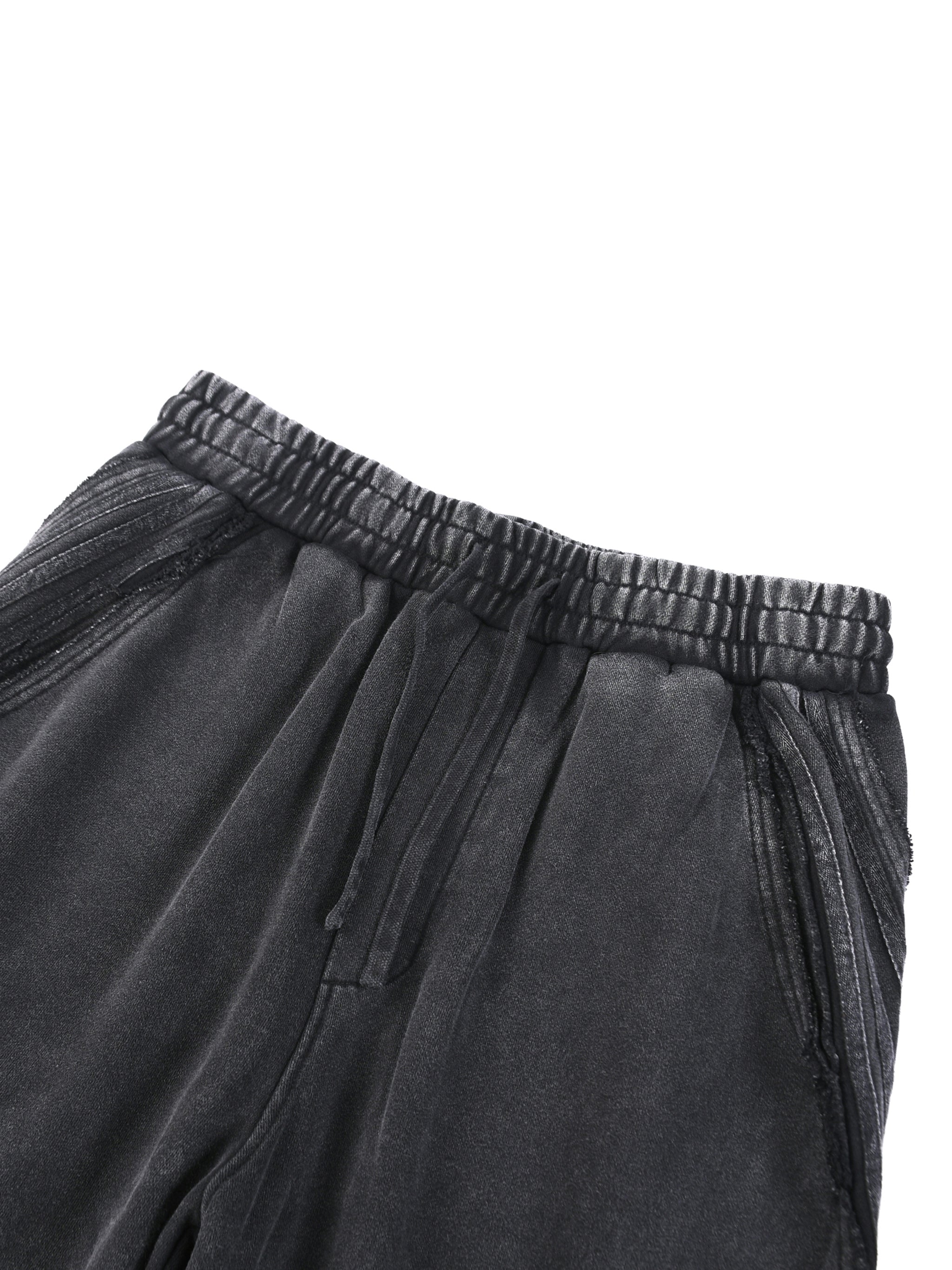 NXTHRD Snow Washed Tape Raw Edge Sweatpants