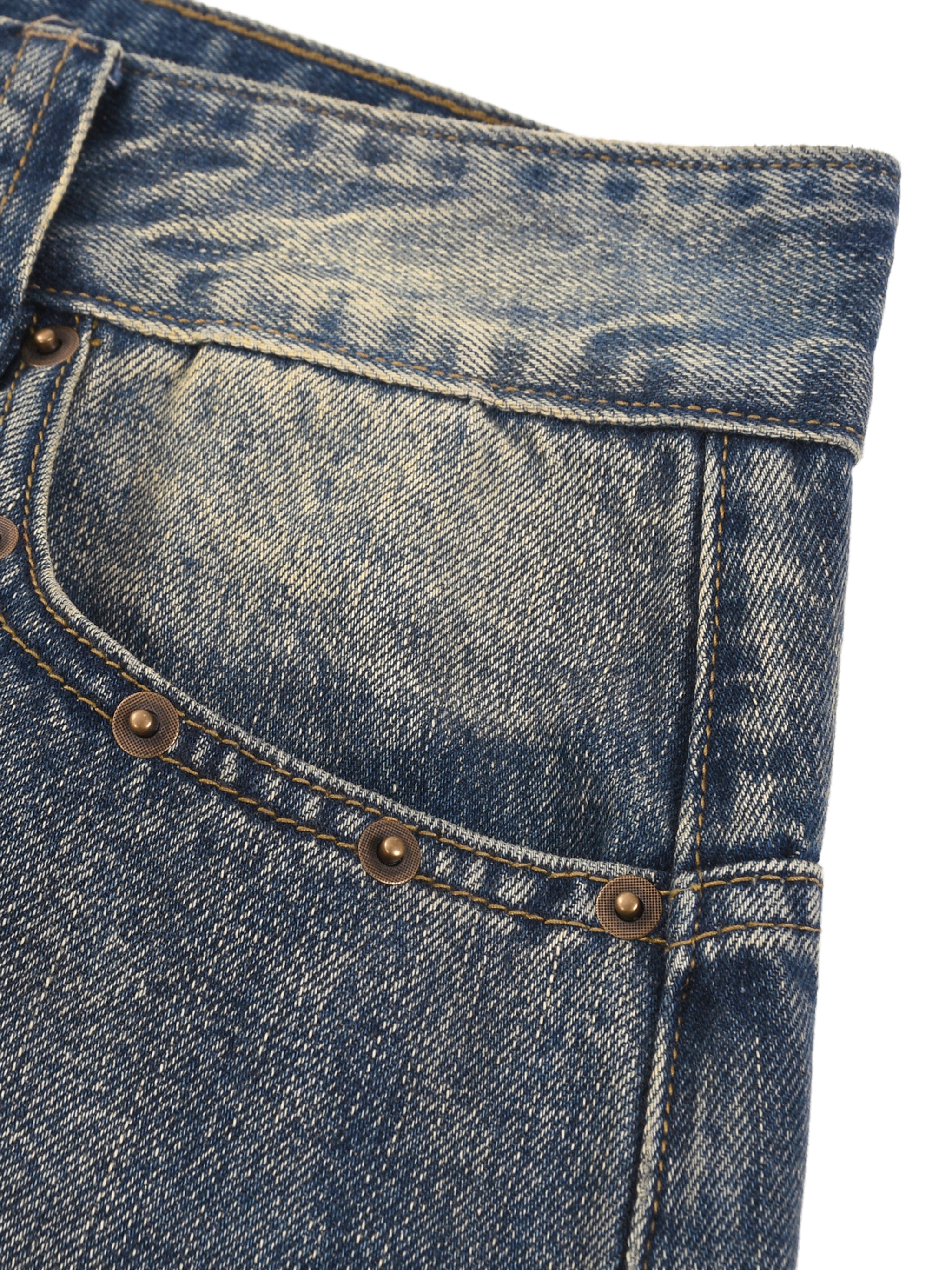 NXTHRD Vintage Wash Baggy Denim Shorts