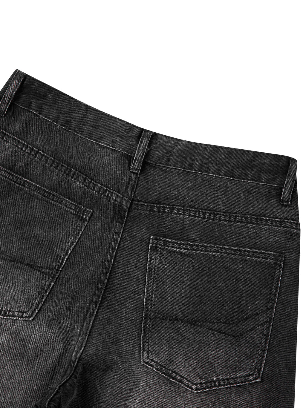 NXTHRD Men's Sunfade Vintage Wash Barrel Leg Jeans
