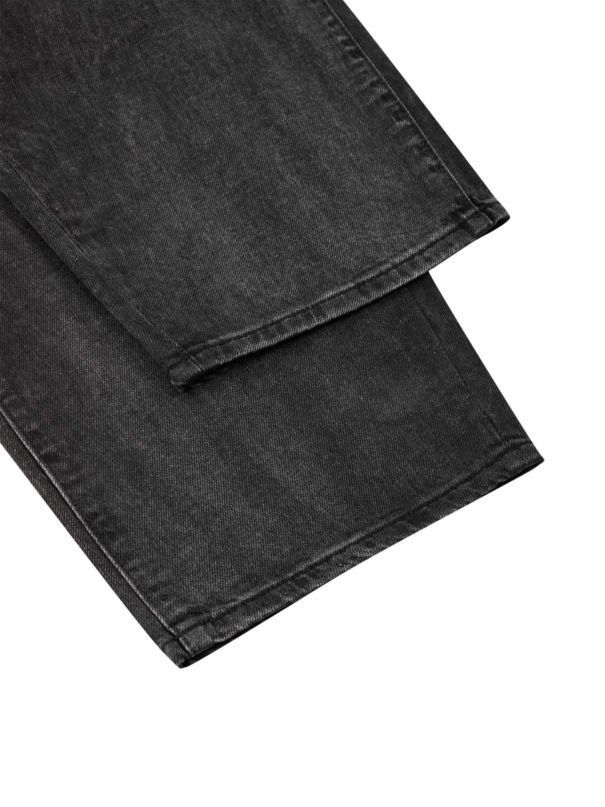 NXTHRD Men's Sunfade Vintage Wash Barrel Leg Jeans